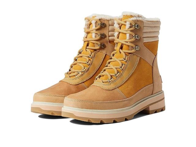 SOREL Lennox Lace Cozy STKD Waterproof (Geo Yellow/Curry) Women's Shoes Product Image