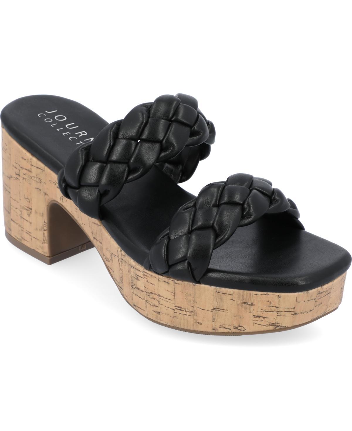 Journee Collection Womens Dyaa Wedge Sandal Product Image