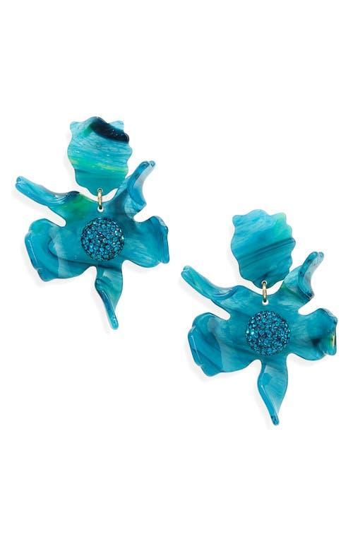 Lele Sadoughi Crystal Lily Earrings Product Image