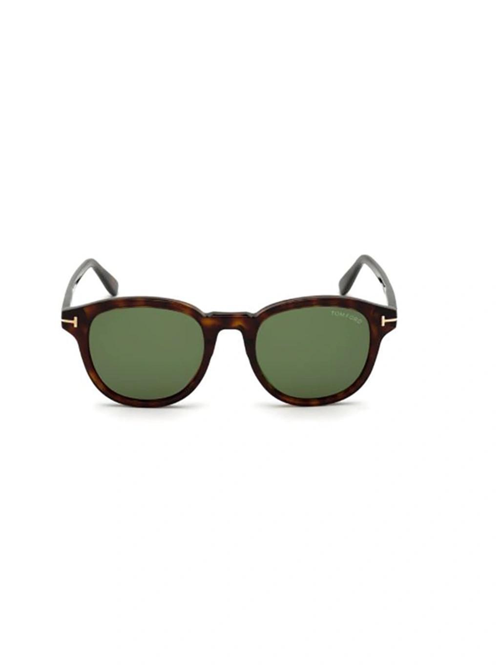 TOM FORD Eyewear Jameson Round In Brown Product Image