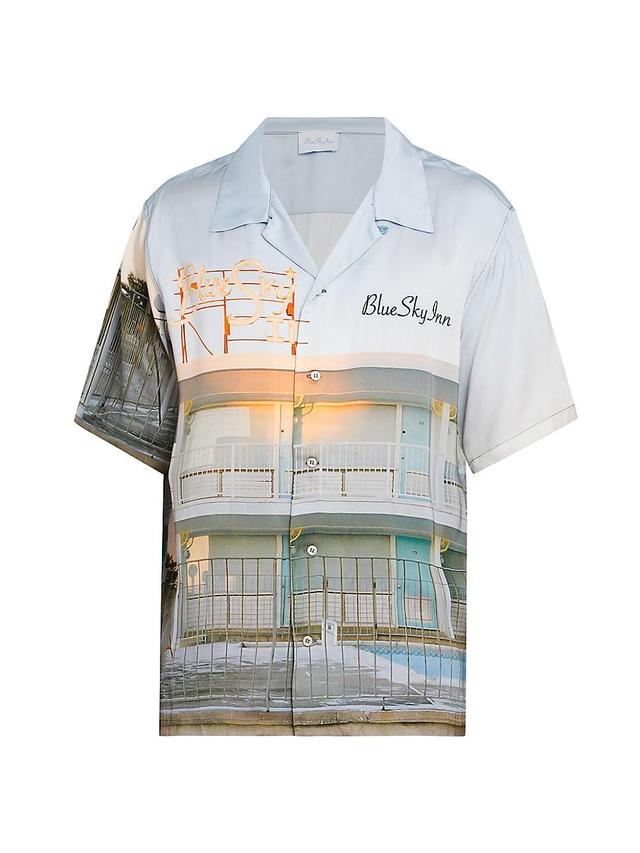 Mens Ice Motel Graphic Camp Shirt Product Image