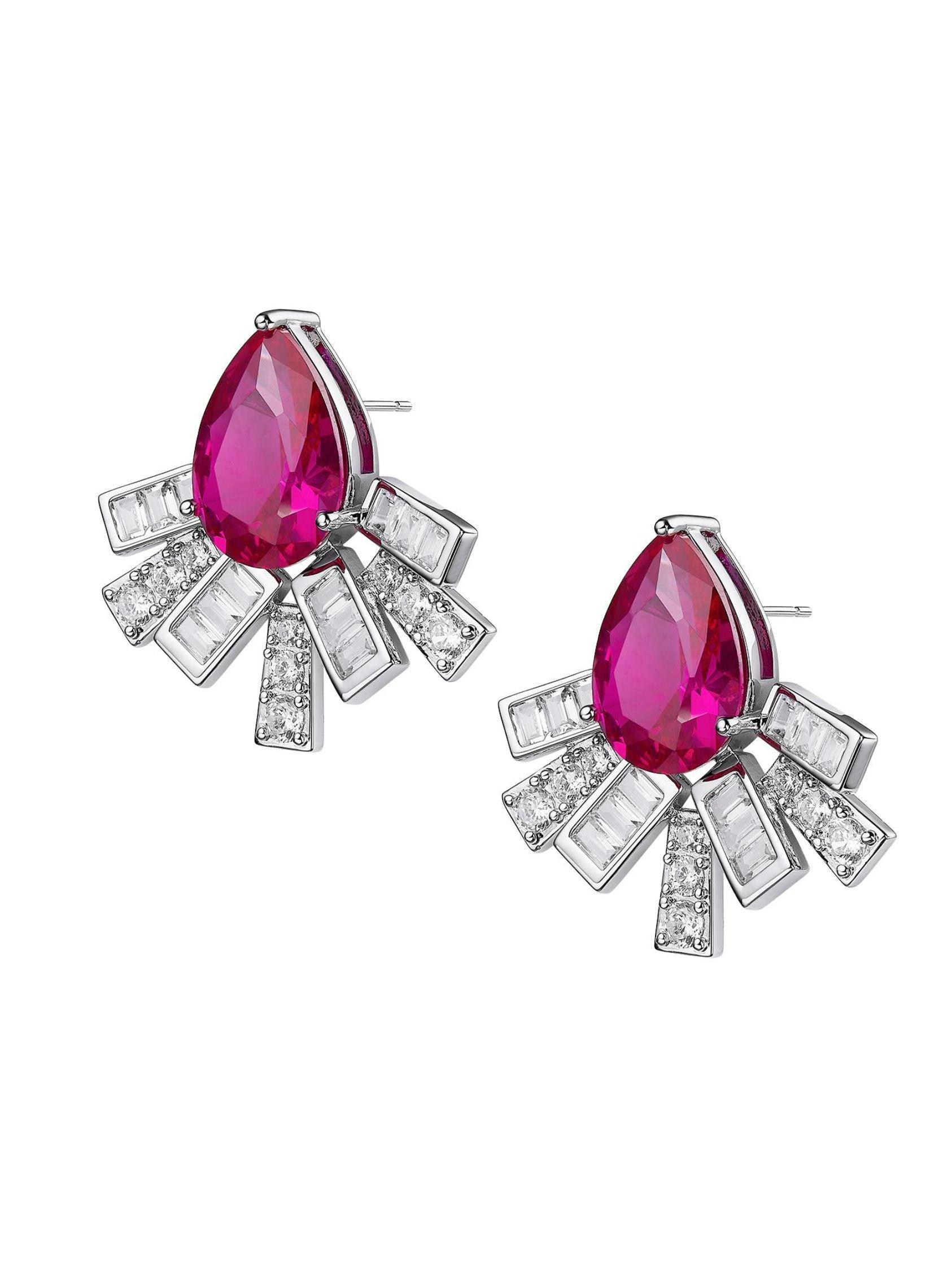 Keira Earrings (Pink) Product Image