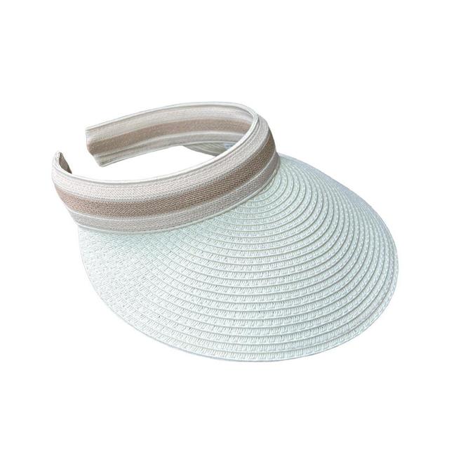 Headbands of Hope Womens Straw Visor Natural Product Image