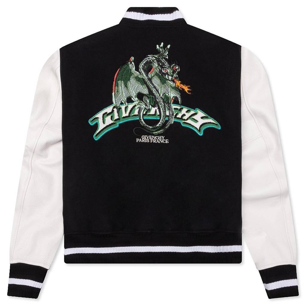 Varsity Jacket - Black/White Male Product Image