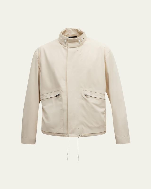 Mens Stowaway Hood Nubuck Blouson Jacket Product Image