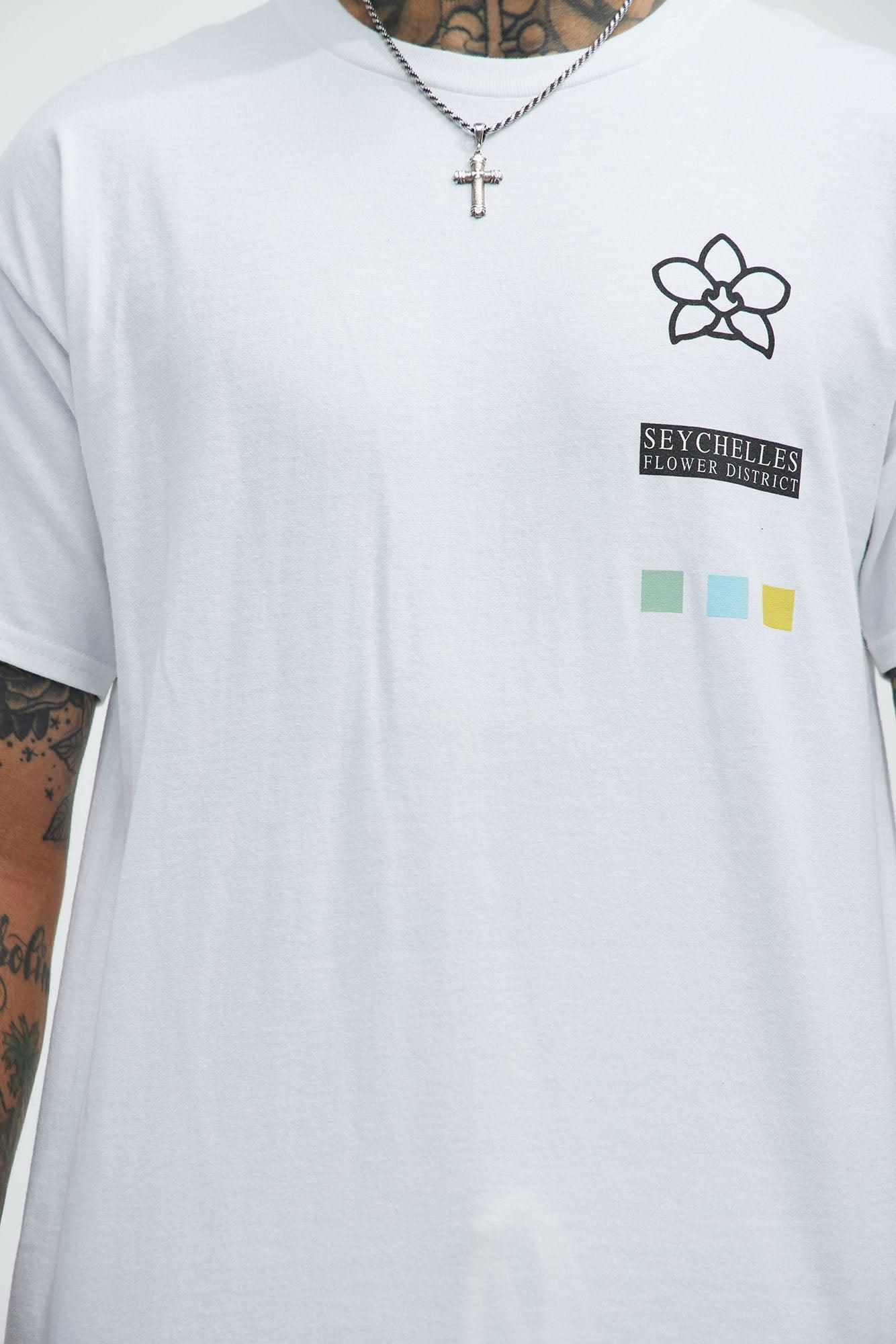 Flower District Short Sleeve Tee - White Product Image