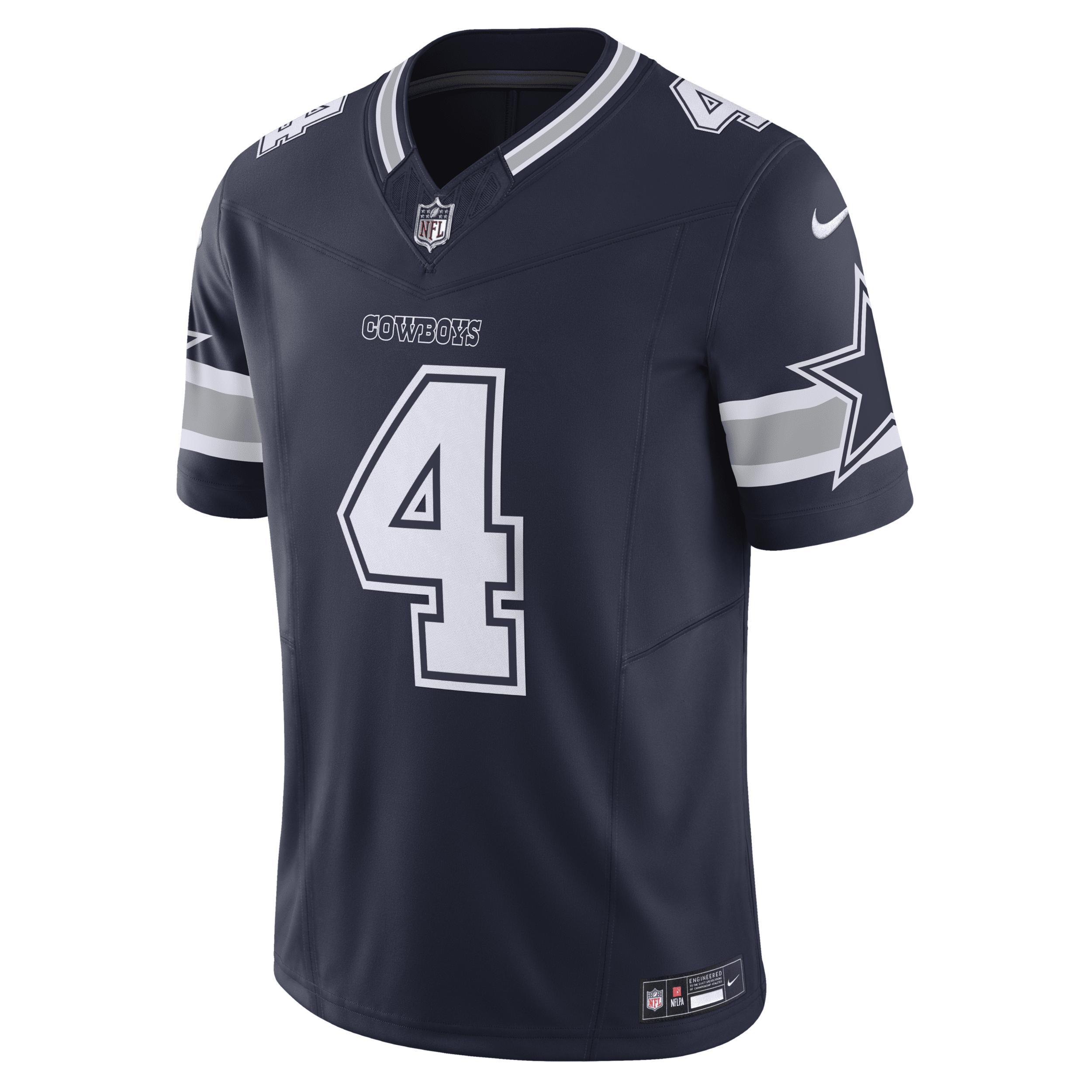 Nike Mens Dak Prescott Dallas Cowboys Vapor F.u.s.e. Limited Jersey - Navy Product Image