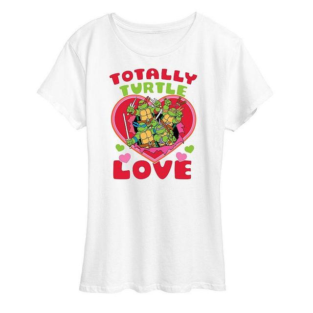 Womens Teenage Mutant Ninja Turtles Totally Turtle Love Graphic Tee Product Image