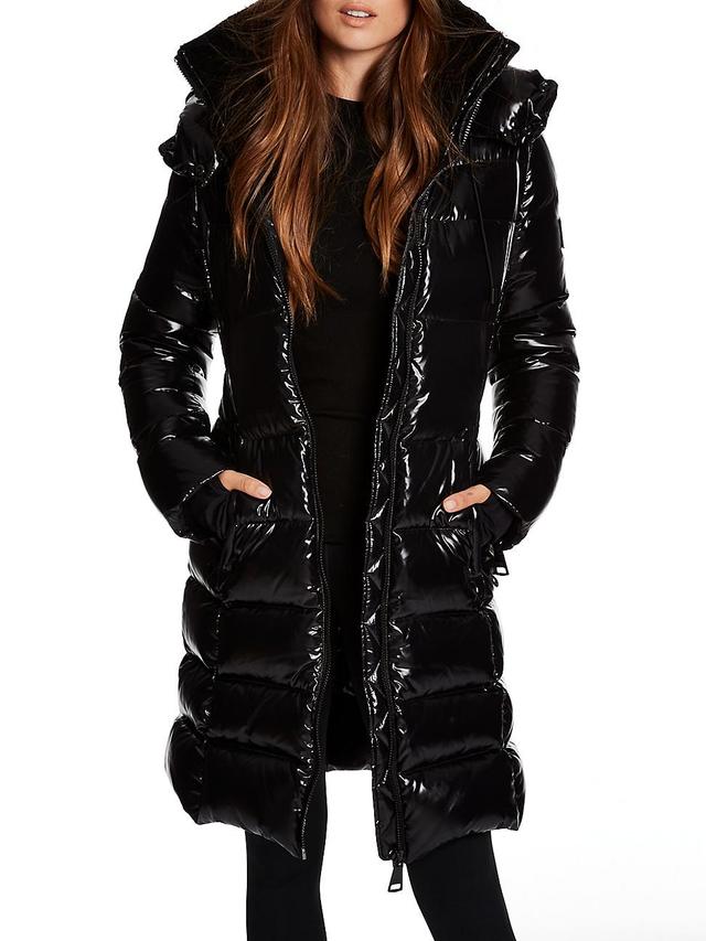 Womens Savannah Hooded Puffer Coat Product Image