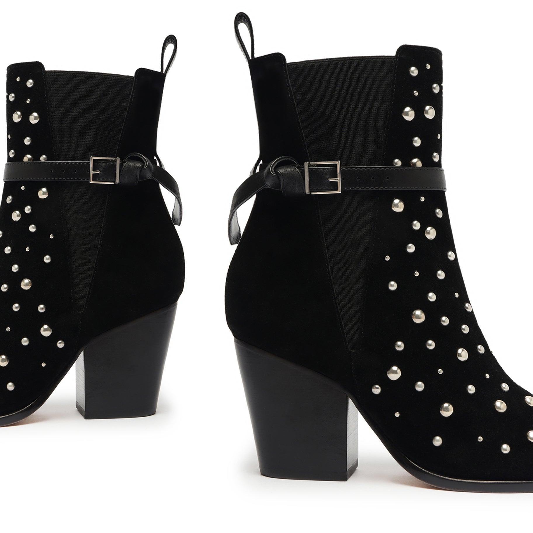 Womens Kelsey 90MM Studded Nubuck Booties Product Image