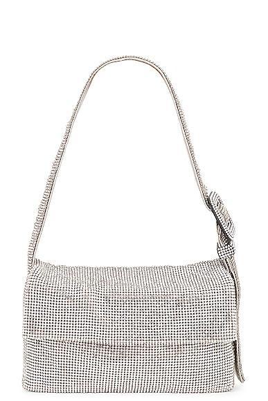 Benedetta Bruzziches Vitty Mignon Bag in Metallic Silver Product Image