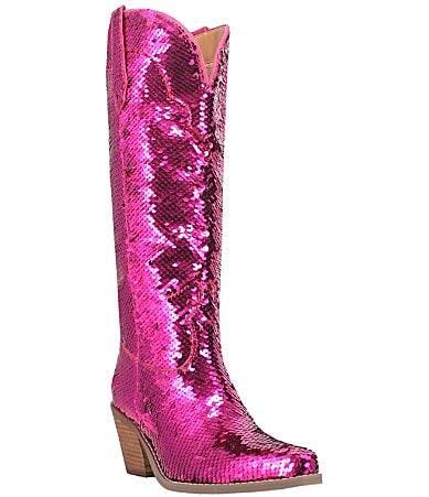 Dingo Dance Hall Queen Sequin Tall Western Boots Product Image