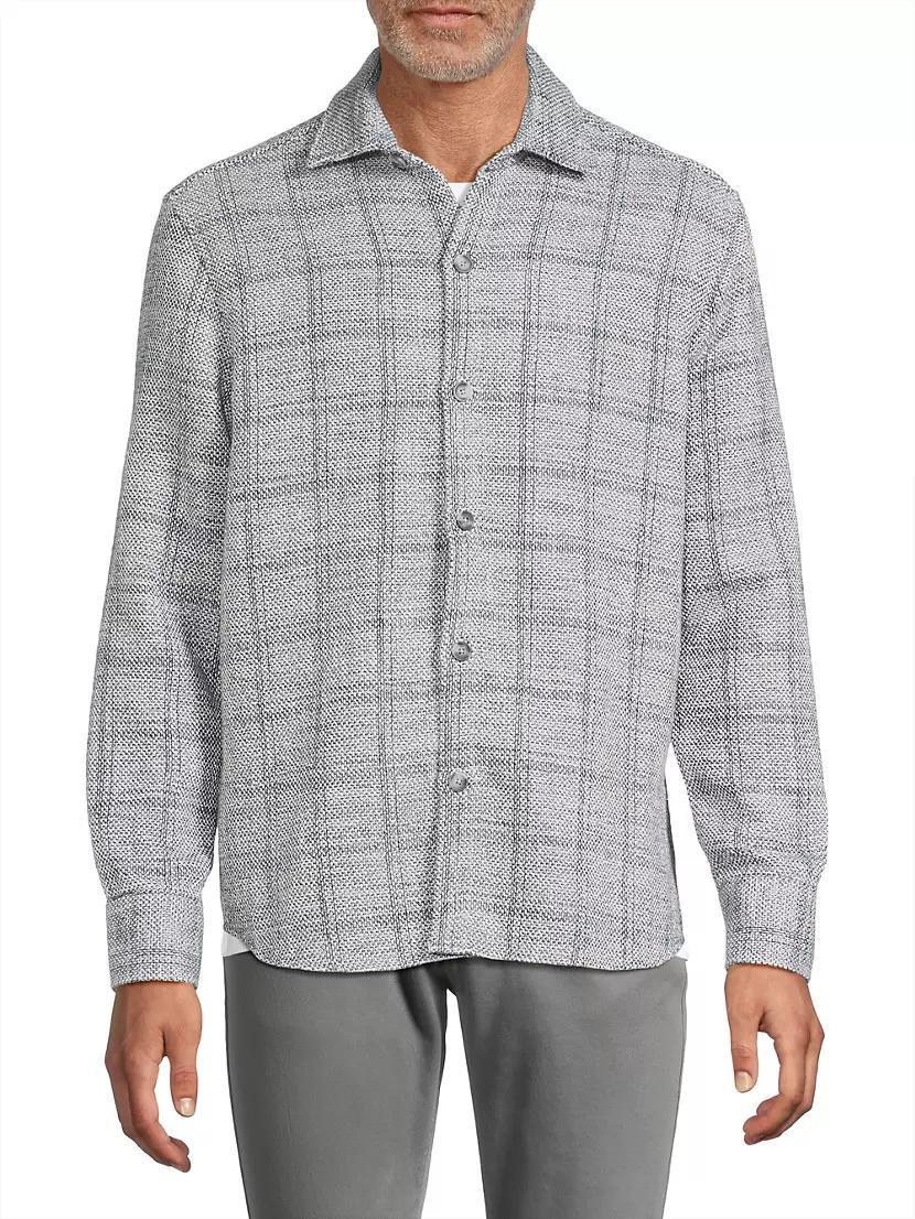 Quinn Plaid Woven Overshirt Product Image