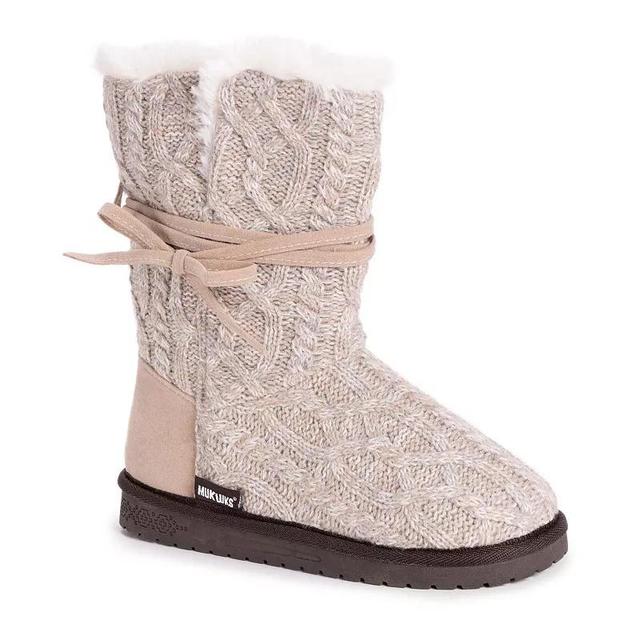 Essentials by MUK LUKS Clementine Womens Winter Boots Brown Product Image