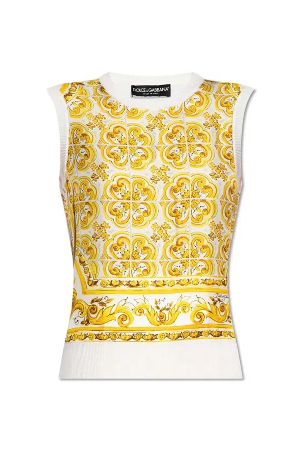 Silk Sleeveless Top With Mai In Bianco Product Image