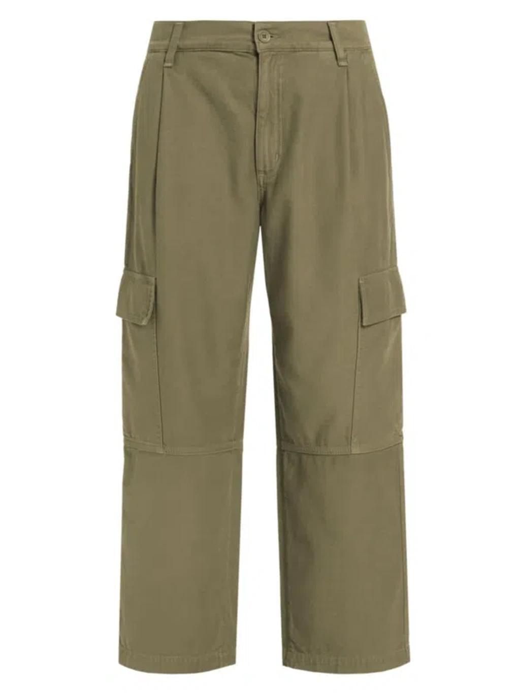 AGOLDE Jericho Cropped Cargo Pants In Fatigue Product Image