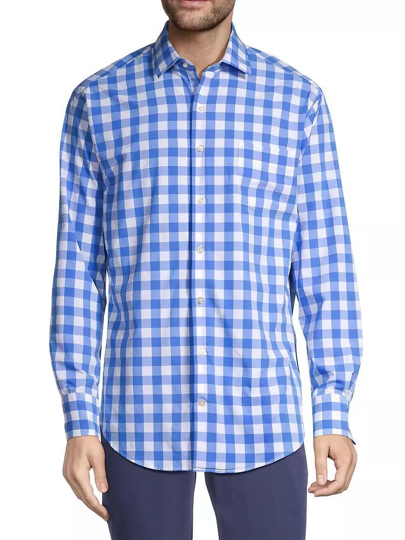 Crown Van Ness Plaid Button-Front Shirt Product Image