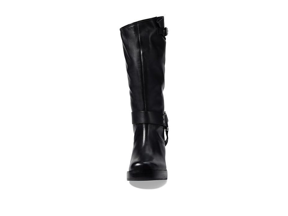 Womens Kiara 76MM Leather Zip-Up Block Heel Boots Product Image