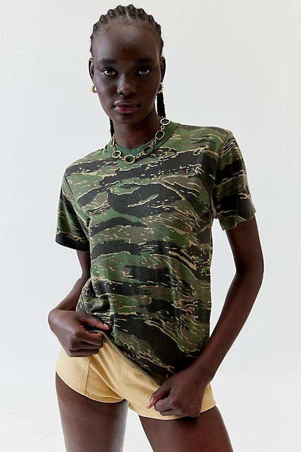 Urban Renewal Remade Tiger Camo Tee Womens at Urban Outfitters Product Image