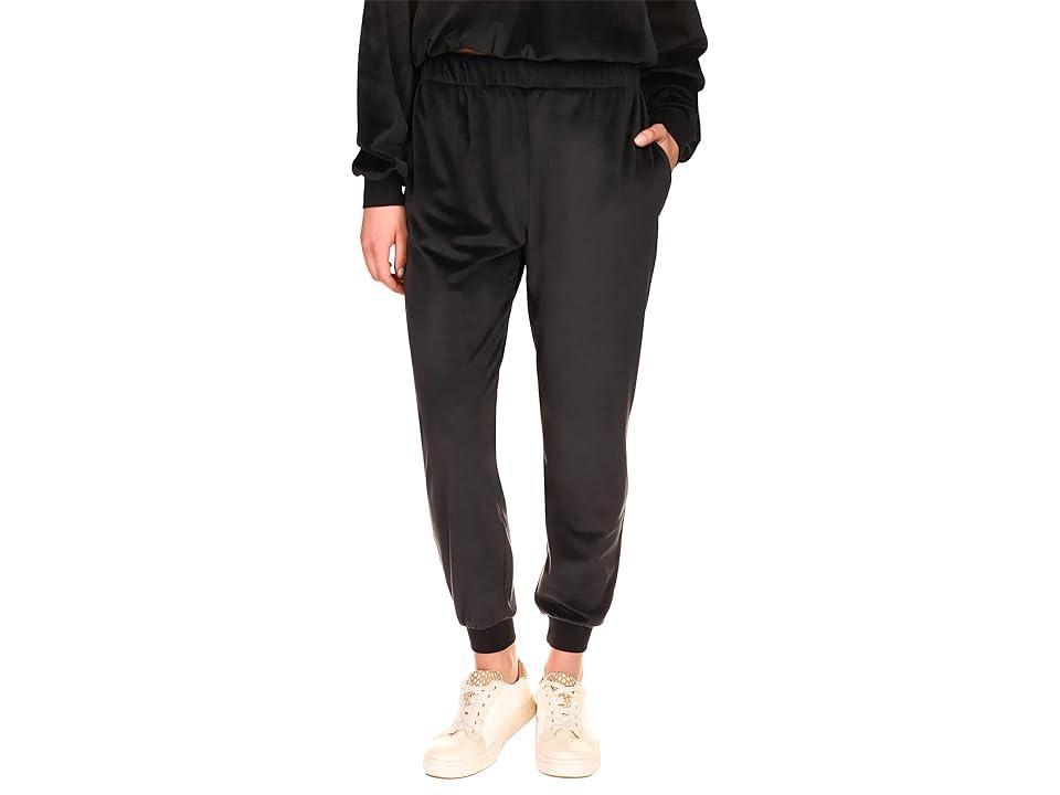 Sanctuary My Time Velour Sweatpants (Black Nite) Women's Casual Pants product image