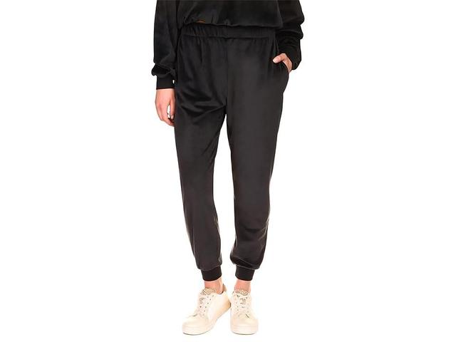 Sanctuary My Time Velour Sweatpants (Black Nite) Women's Casual Pants Product Image