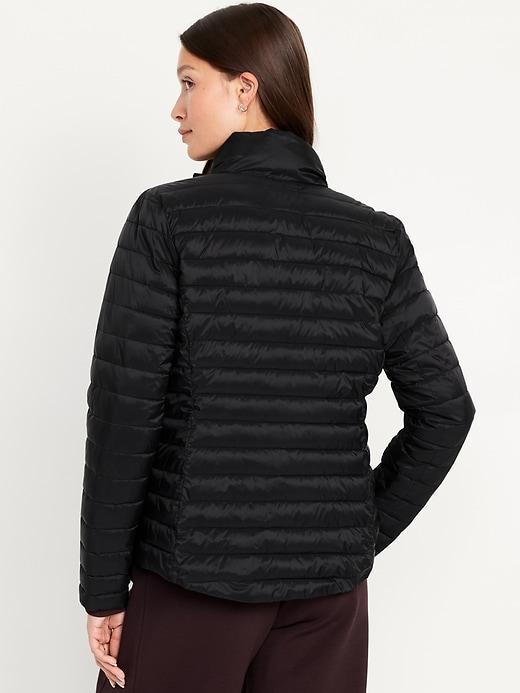 Water-Resistant Narrow-Channel Puffer Jacket Product Image