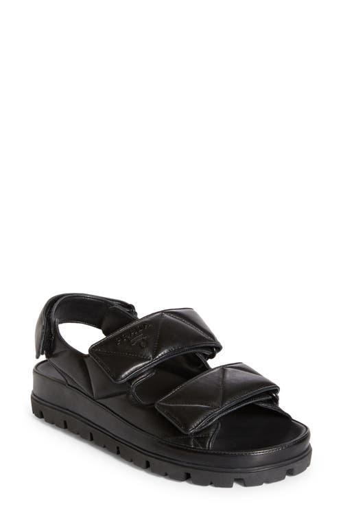 Prada Diagram Double Strap Slide Sandal Product Image