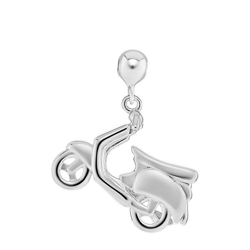 PRIMROSE Sterling Silver Polished Scooter Sliding Charm, Womens Product Image