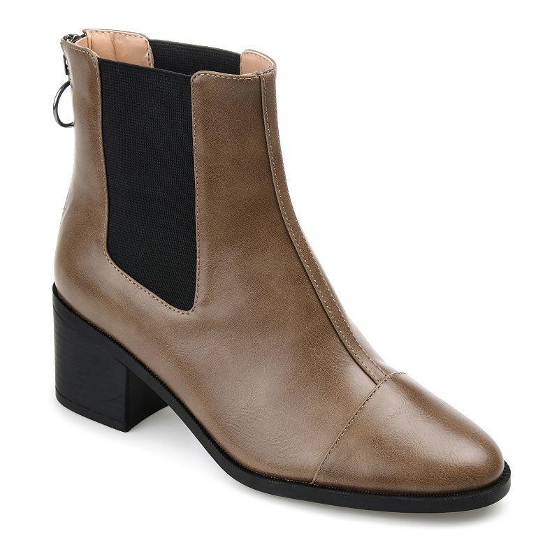 Journee Collection Womens Nigella Stacked Heel Booties, 10 Medium Product Image