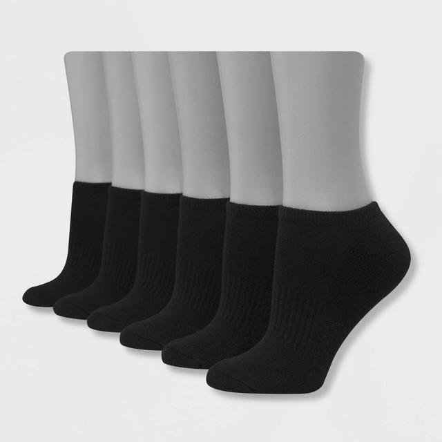 Hanes Performance Womens Cushioned 6pk No Show Athletic Socks 5-9 Product Image