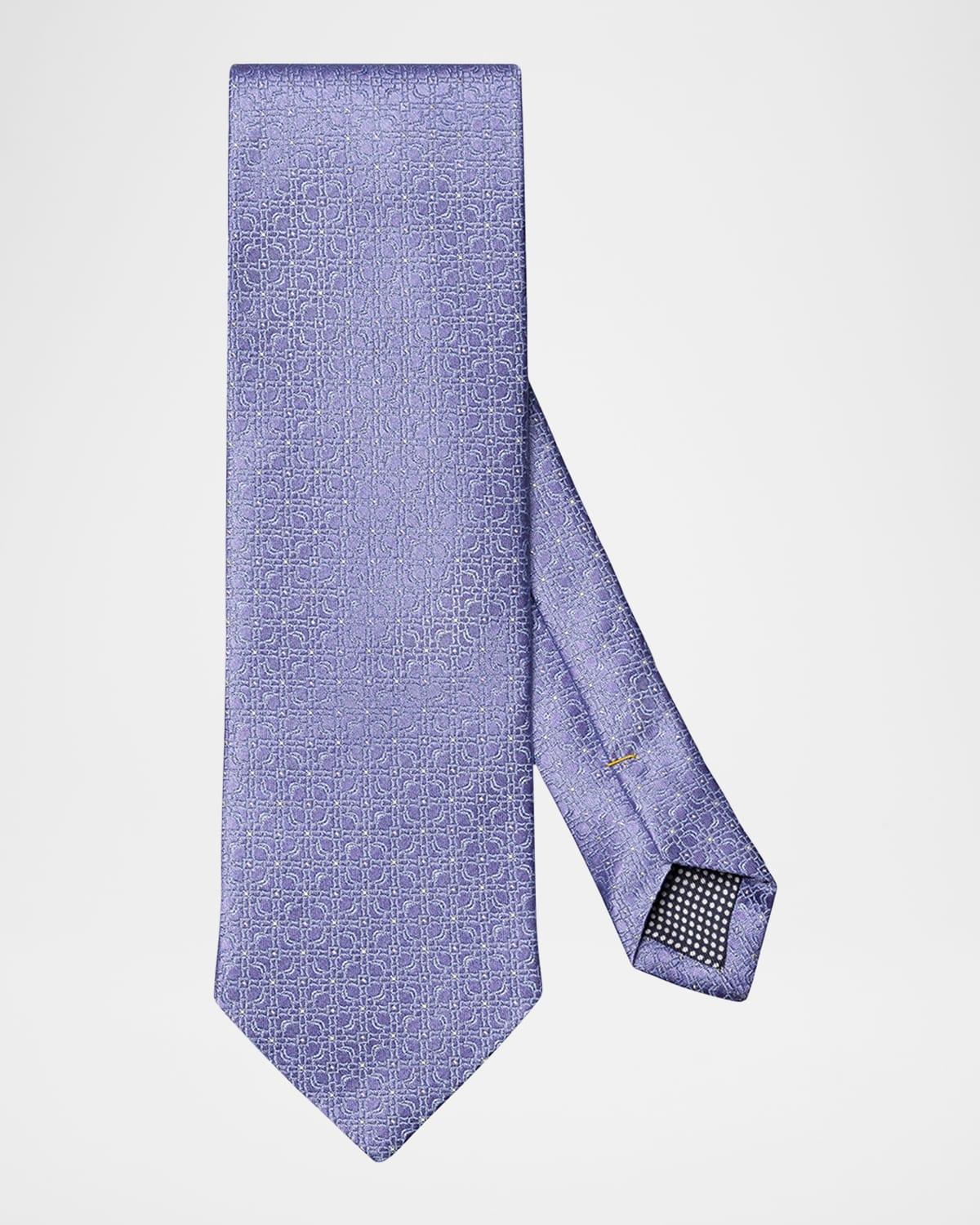 Men's Floral Silk Tie Product Image