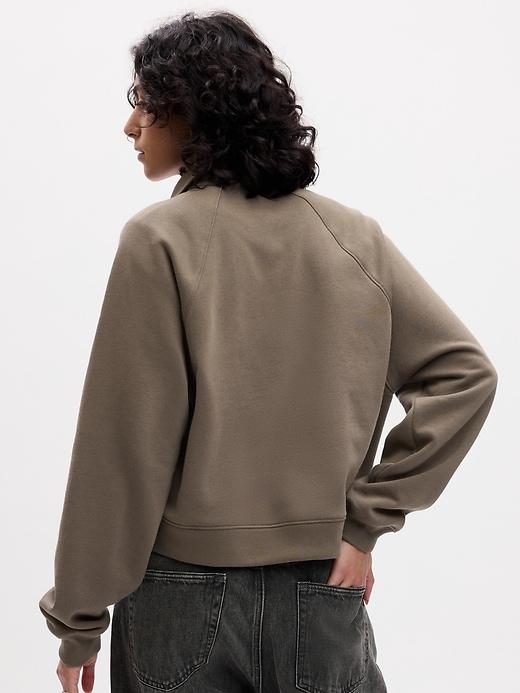 Vintage Soft Cropped Half-Zip Pullover Product Image