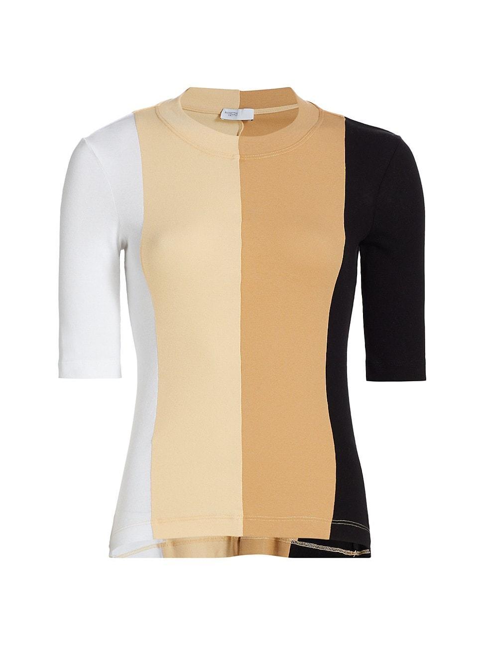 Womens Colorblocked Jersey T-Shirt Product Image