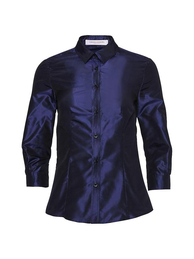 Womens Signature Taffeta Blouse Product Image