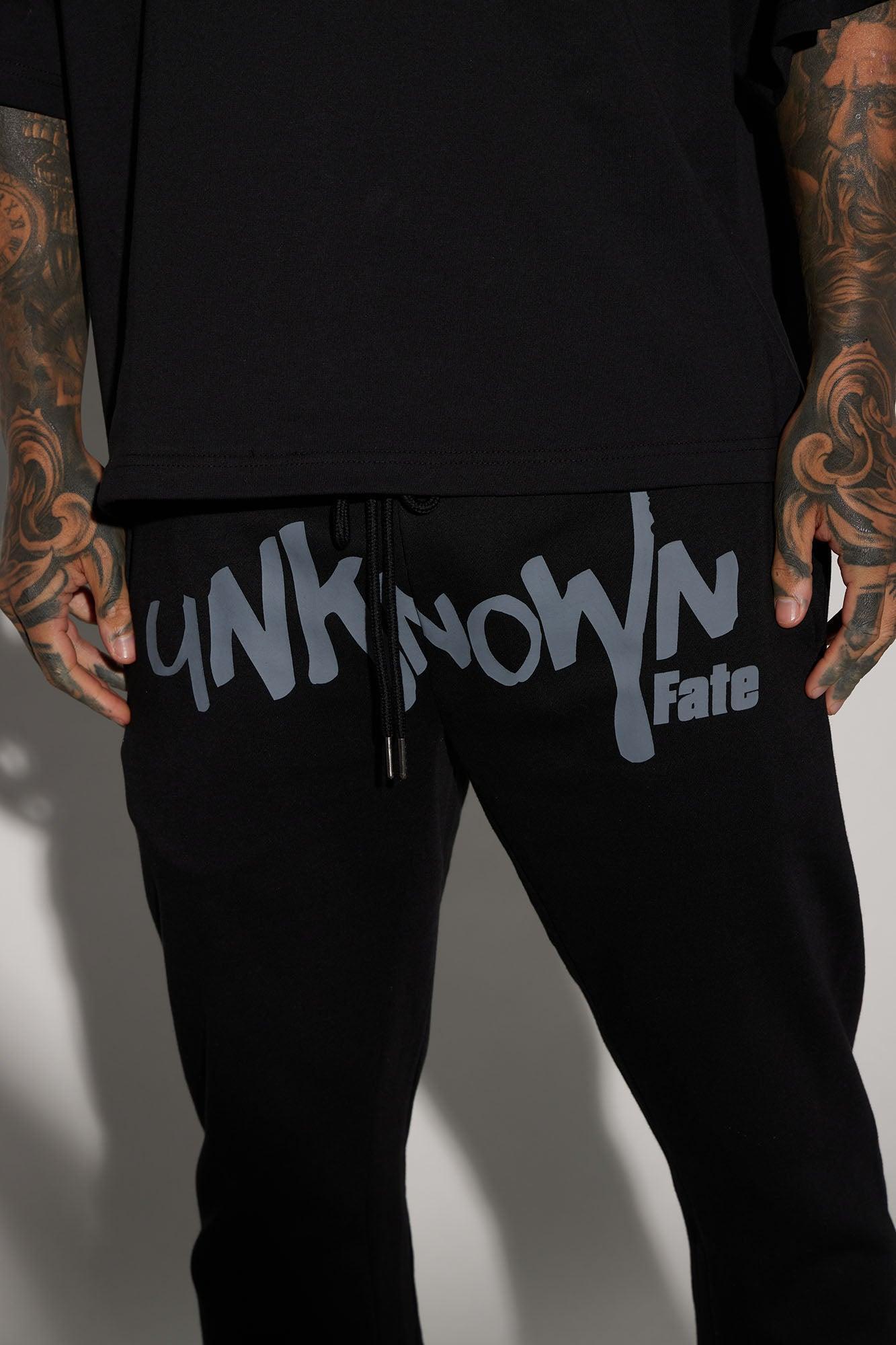 Unknown Fate Flared Sweatpants - Black Product Image