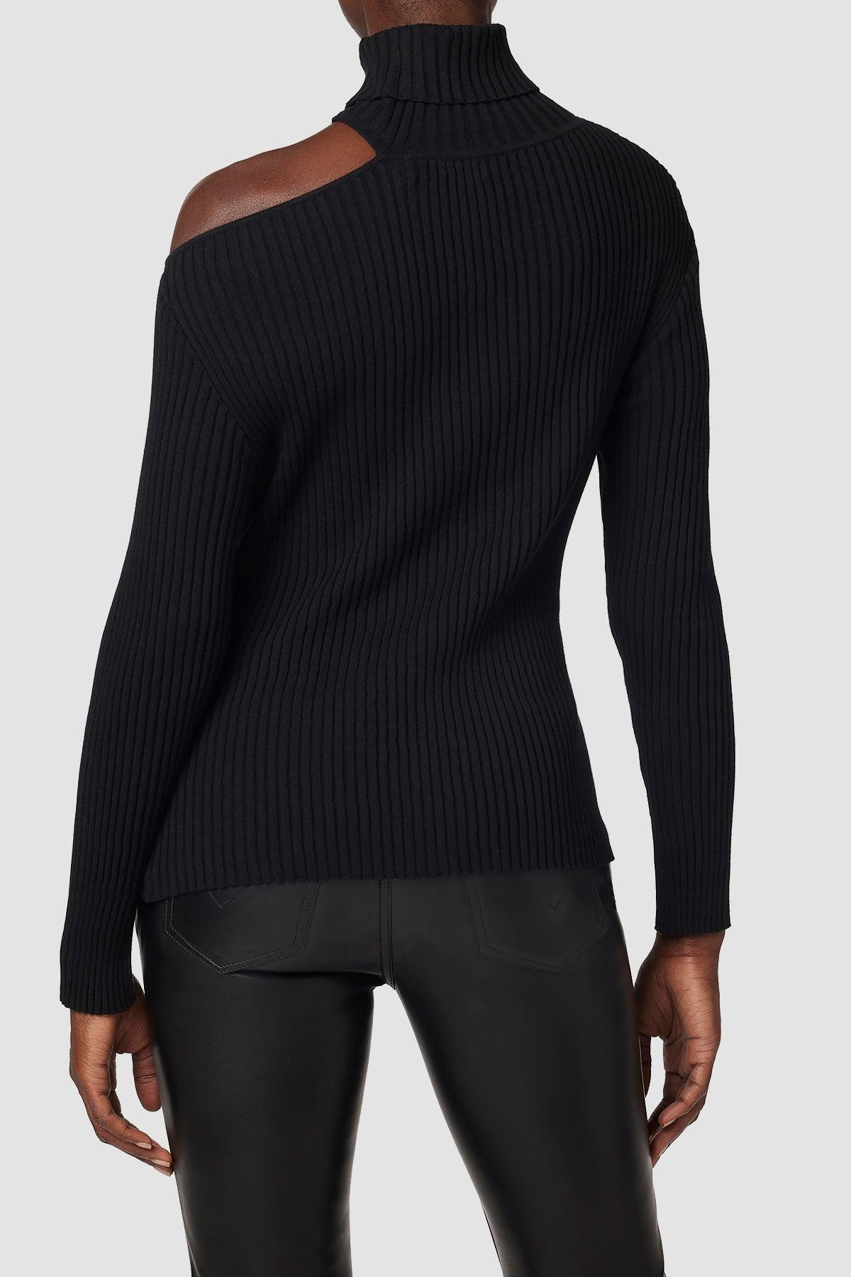 Cut Out Shoulder Sweater Female Product Image