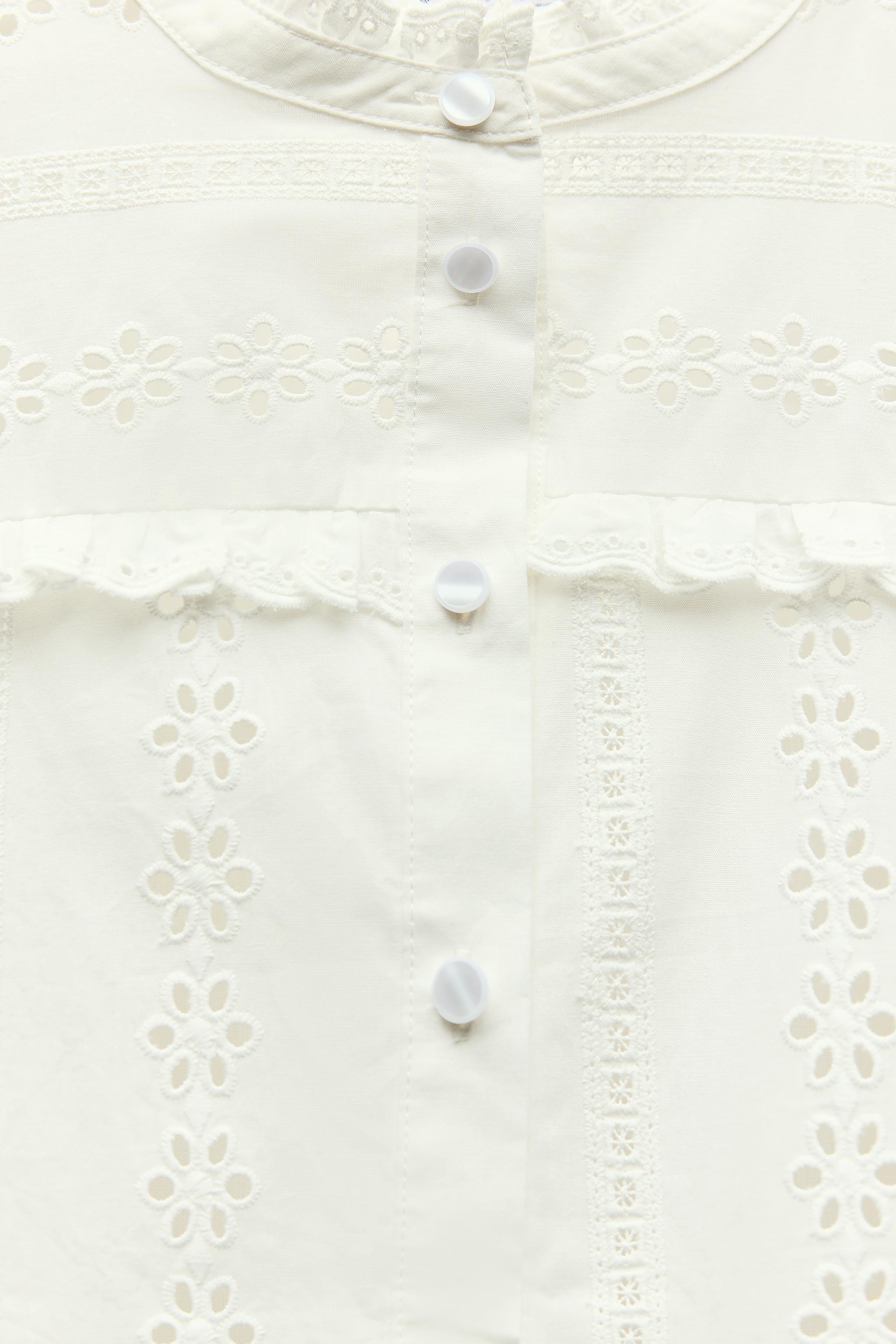 OPENWORK EMBROIDERY SHIRT Product Image