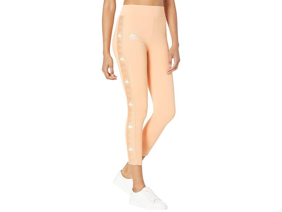 Kappa 222 Banda Bartes (Peach/White/Pink Blush) Women's Clothing Product Image