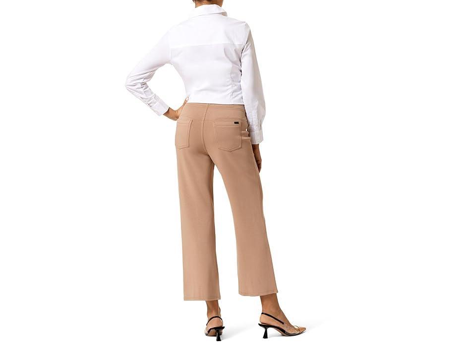 HUE Pontease Cropped Flare Pants (Natural) Women's Casual Pants Product Image