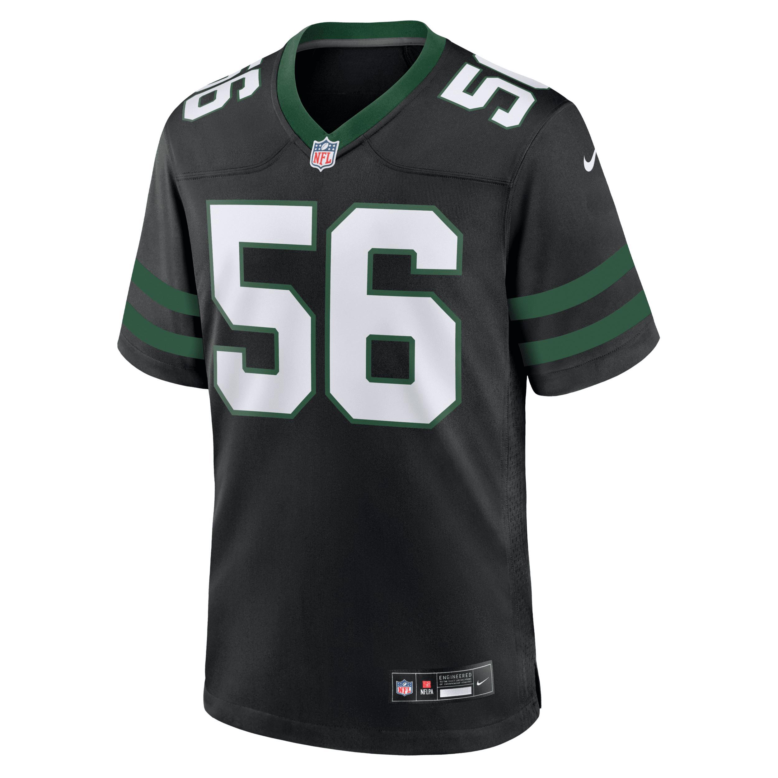 Nike Mens NFL New York Jets (Quincy Williams) Game Football Jersey Product Image