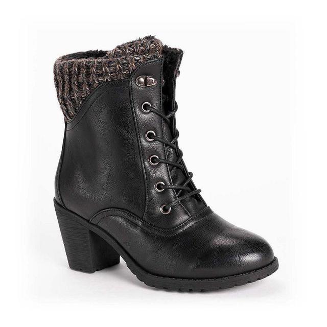 Lukees by Muk Luks Lacy Lori Combat Boot | Womens | | | Boots | Combat | Winter Product Image