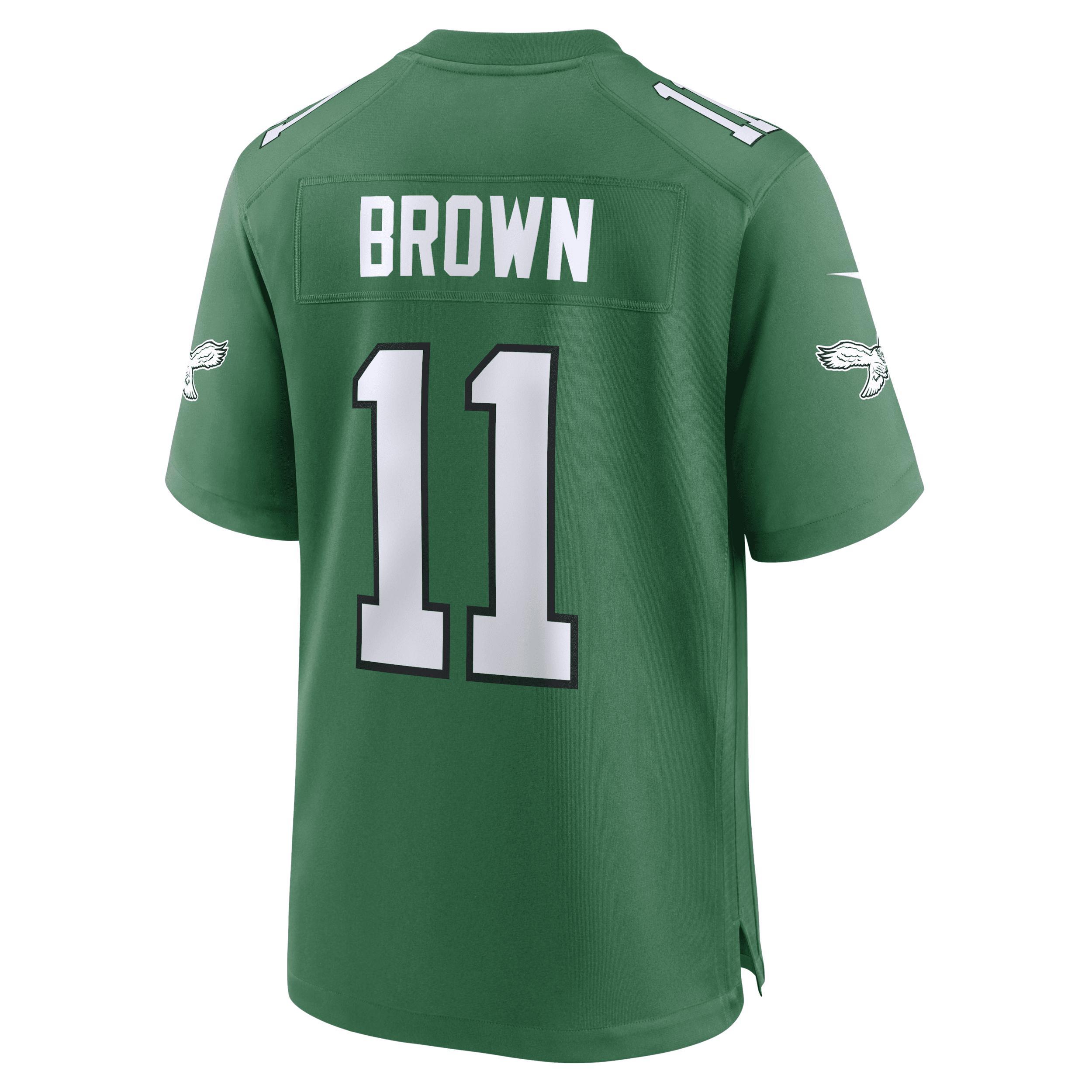 A.J. Brown Philadelphia Eagles Nike Men's NFL Game Football Jersey Product Image