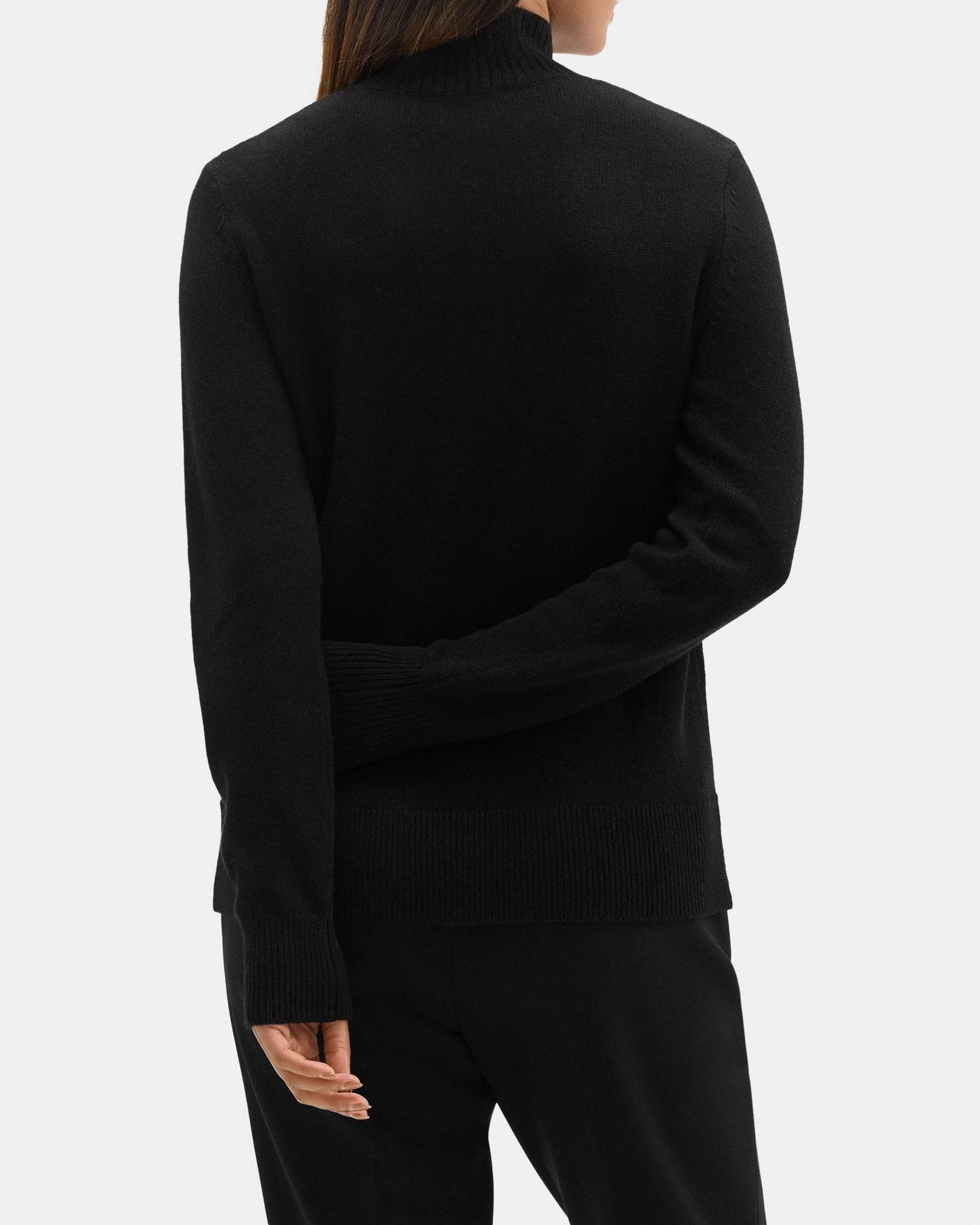 Half-Zip Turtleneck Sweater in Wool Product Image