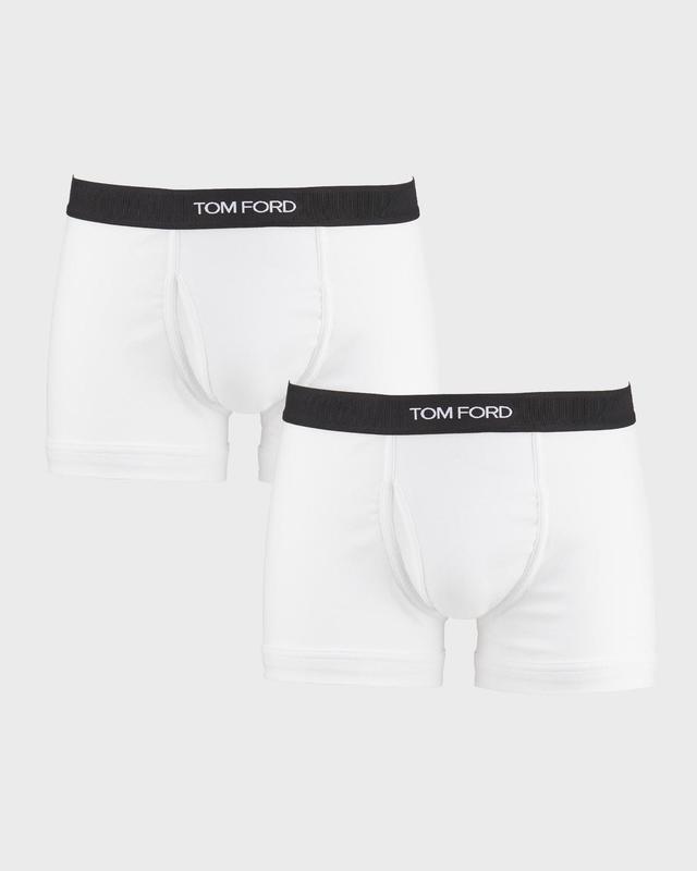 Mens 2-Pack Stretch-Cotton Logo Boxer Briefs Product Image