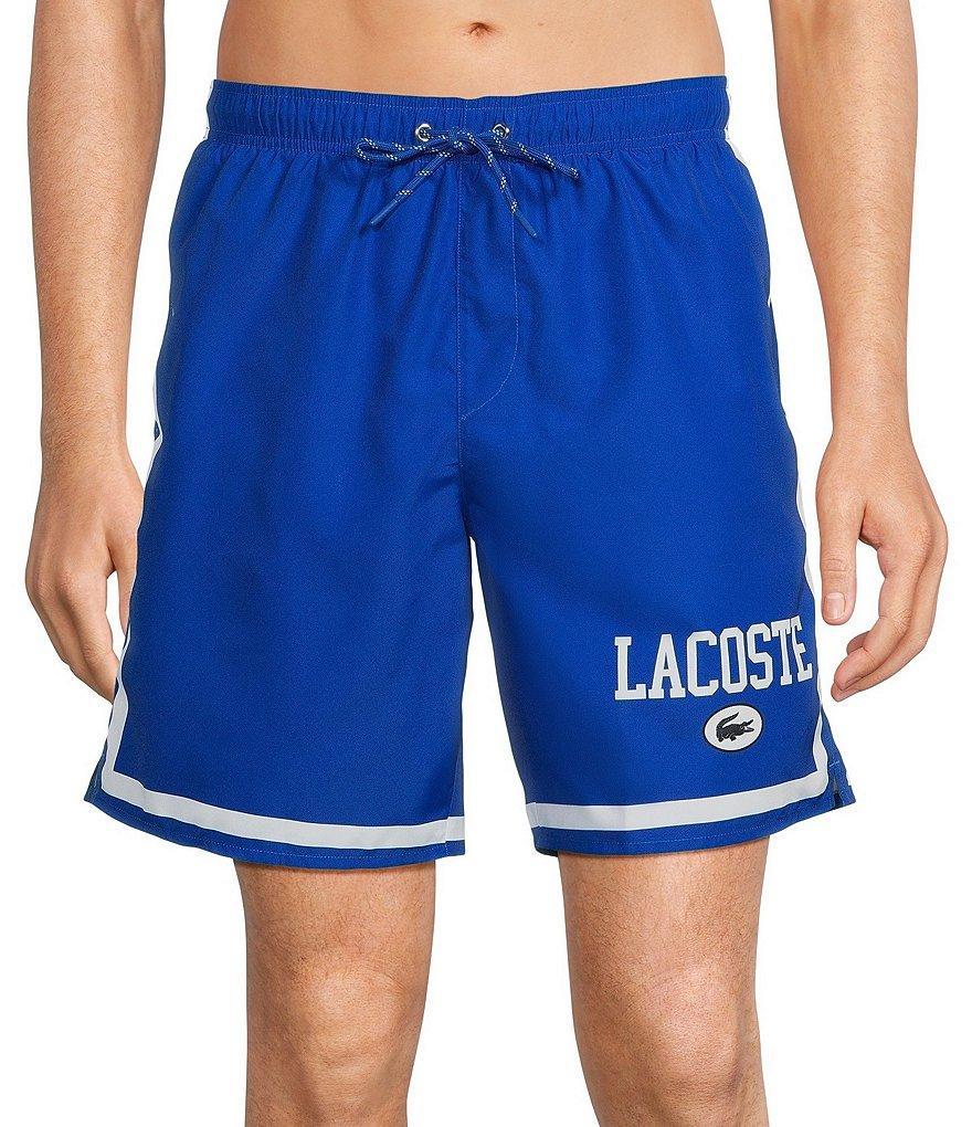 Lacoste 7#double; Inseam Swim Trunks Product Image