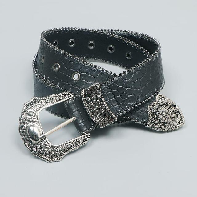 Flower Buckled Belt Product Image