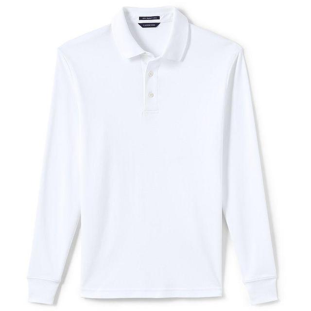 Big & Tall Lands End Classic-Fit Supima Interlock Polo, Mens Product Image