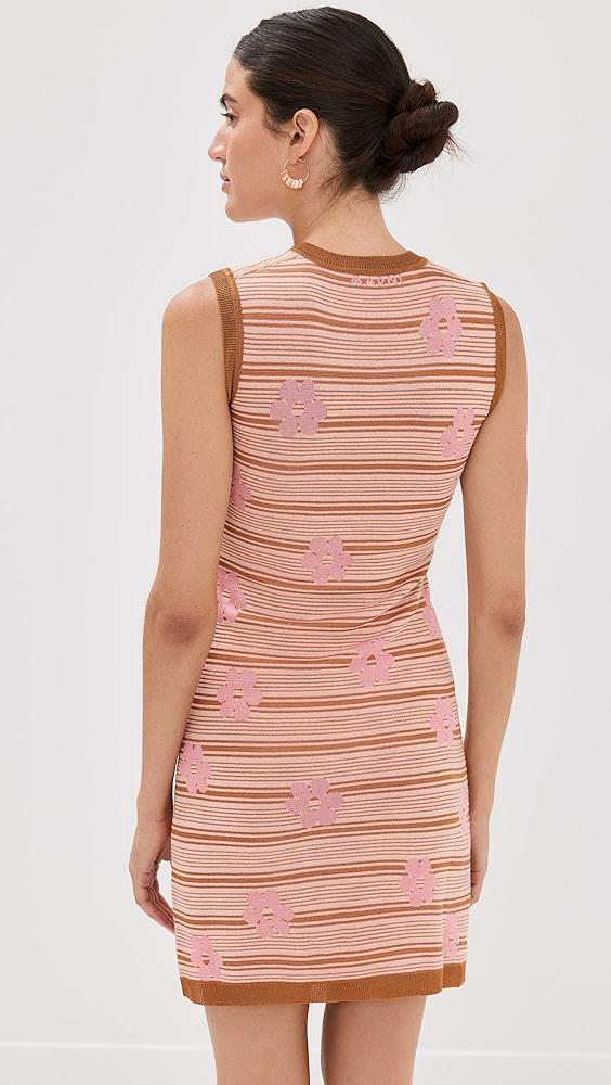 Marni Striped Flowers Dress | Shopbop Product Image