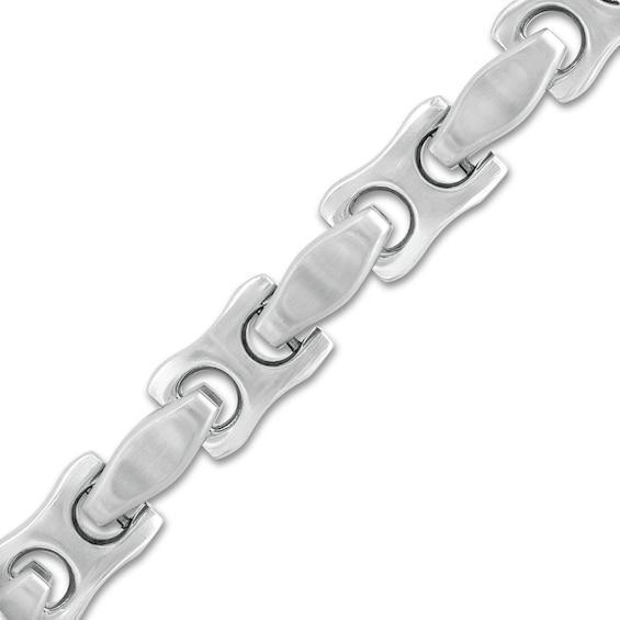 Men's Fancy Link Bracelet in Stainless Steel - 9.0" Product Image