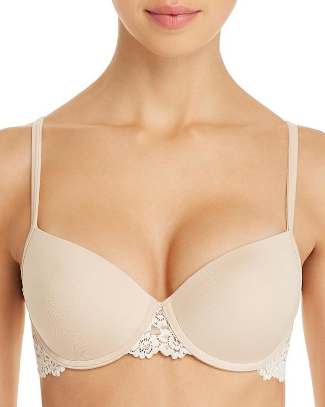 Wacoal Petite Embrace Lace Push-Up Bra 75891 (Natural Nude/Ivory) Women's Bra Product Image